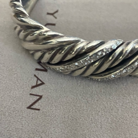 David Yurman Cuff Diamond Authentic - Picture 3 of 5